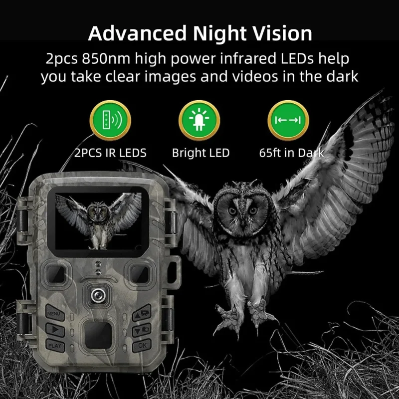 RecorCam Mini301 led notturni