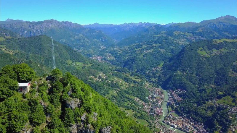 monte zucco dal drone