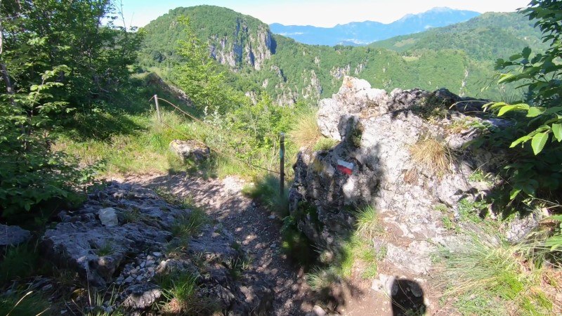 Monte Zucco da San Pellegrino Terme – Discesa con anello – foto 4