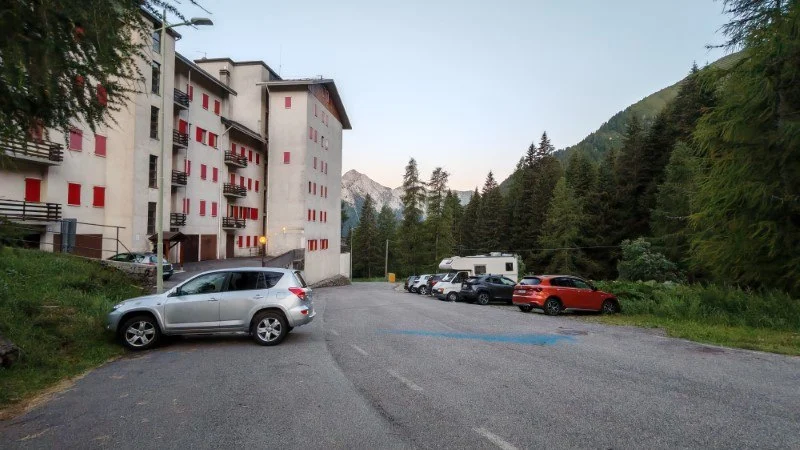 Rifugio Dordona da Foppolo – Parcheggio