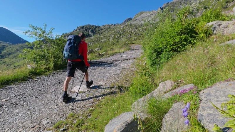 Rifugio Dordona da Foppolo – Discesa con anello – foto 2