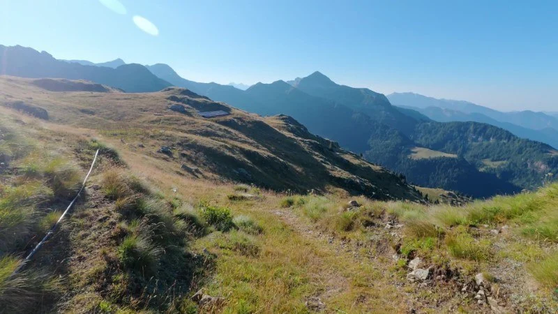 sentiero per il rifugio balicco