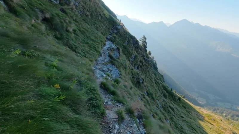 sentiero per il rifugio balicco